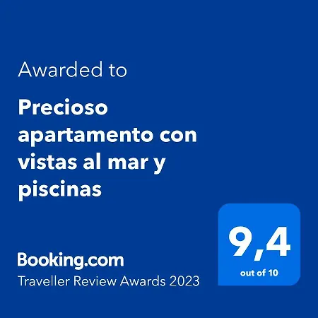 Precioso Apartamento Con Vistas Al Mar Y Piscinas-2