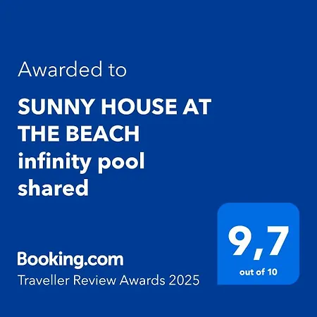 Sunny House At The Beach Infinity Pool Shared-3