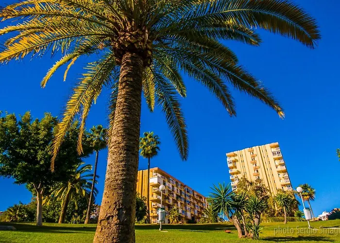 427 Estudio en Júpiter Apartamentos - Vista a la piscina, el mar y las montaña Benalmádena admite animales