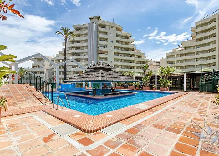 Benalbeach Sea View 2Bdr Apartment With Water Park Benalmádena admite animales